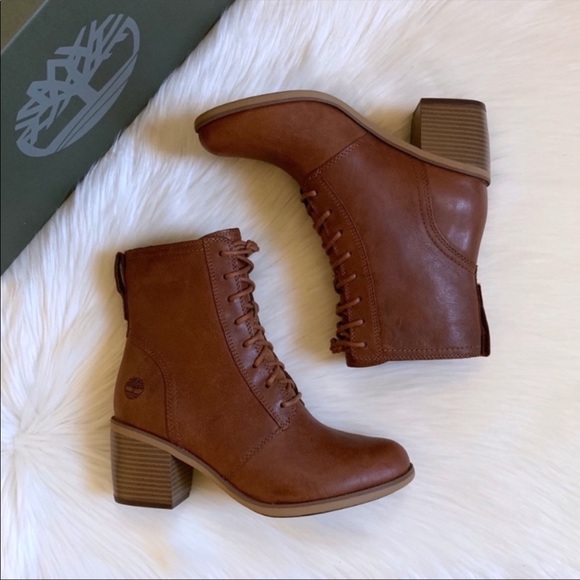 Timberland Brown Brynlee Park Mid Lace Up Boots - Picture 2 of 7